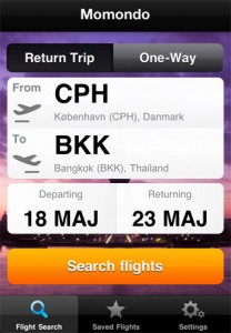 Momondos app til iPhone