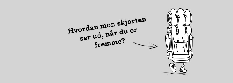 Undgå krøllet tøj på din ferie