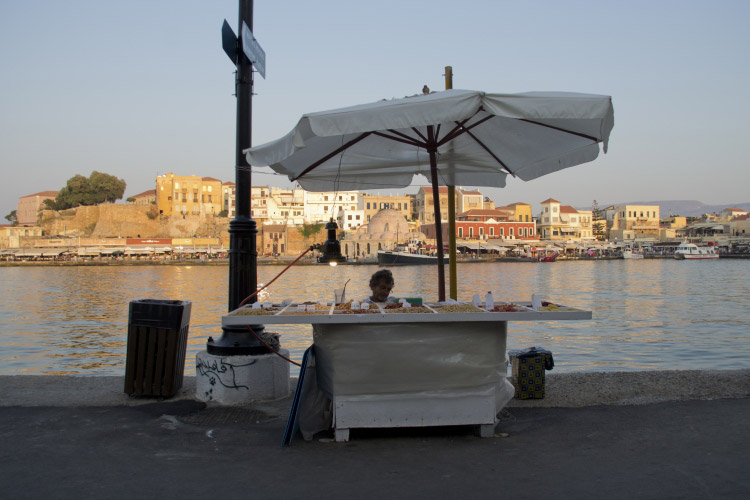 Sælger i Chania
