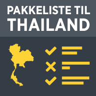 Pakkeliste til Thailand