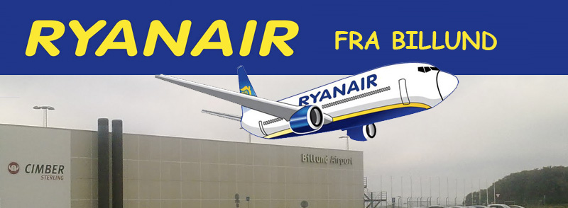 Ryanairs nye ruter fra Billund