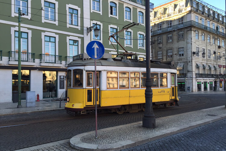 Sporvogn i Lissabon